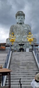 Le bouddha de kobe vue d'en bas