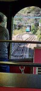 la mo,tée du mont rokko en funiculaire