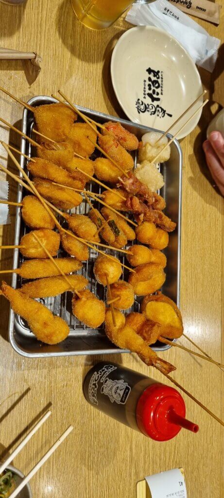 Un repas au Japon