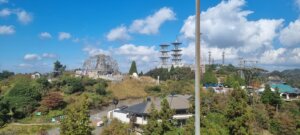 Une vue génrale du mont rokko