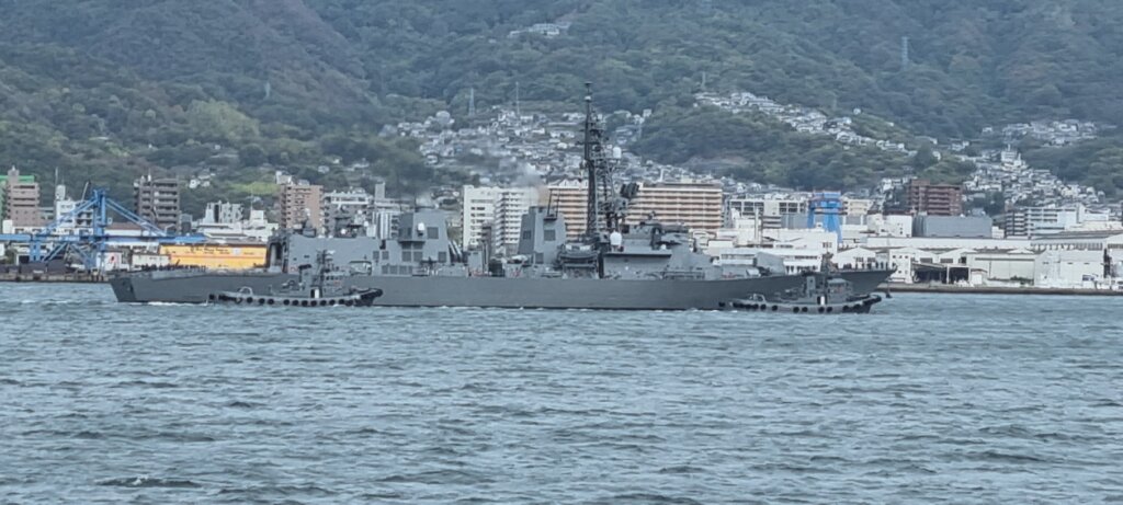 Une vedette de la marine japonaise