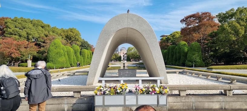 Le cénotaphe d'Hiroshima