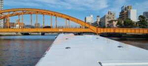 Un pont sur le fleuve d'Hiroshima