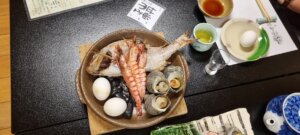 La dorade sur pierre à Imabari