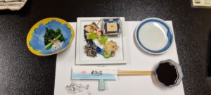 L'entrée du repas à Imabari