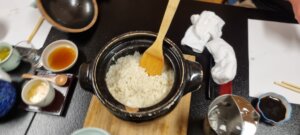 Le rie du repas à Imabari