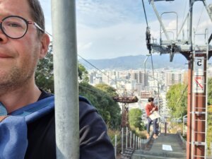 Selfie sur la chaise de matsuyama