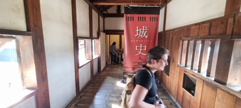Sophie dans le château de matsuyama