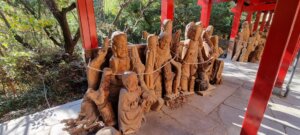 Des statues de bouddhas