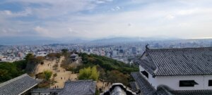 Les toits du château de Matsuyama