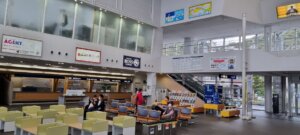 La salle d'attente pour le ferrie