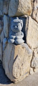 Une scuplture d'Oni à megijima