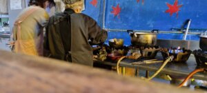 Les cuisinières en action