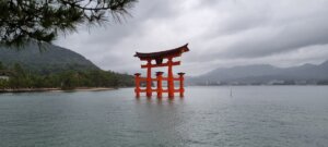 La torii le jour de notre arrivée