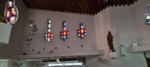 L'intérieur de l'église des martyrs de Nagasaki
