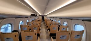 La rame d'un shinkansen