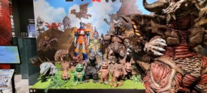 Plein de godzillas avec pleins de formes