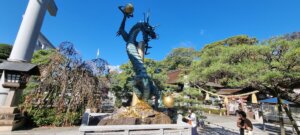 Le dragon géant du temple