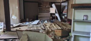 Une chambre de l'hôtel abandonné