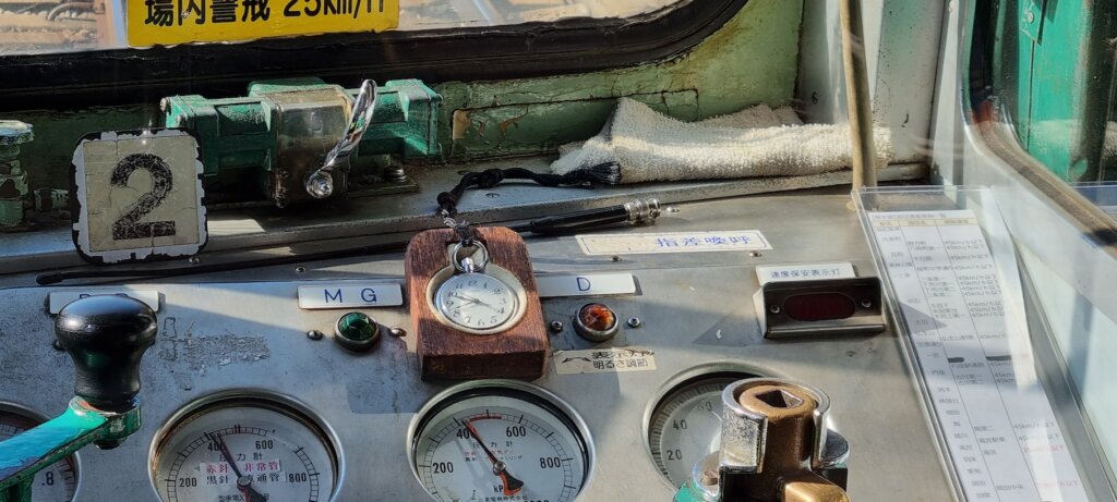 La montre à gousset d'un conducteur de train