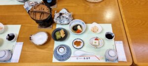Le diner quinous attend au temple de zentsuji