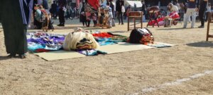 Des fragons dépliés au matsuri de zentsuji